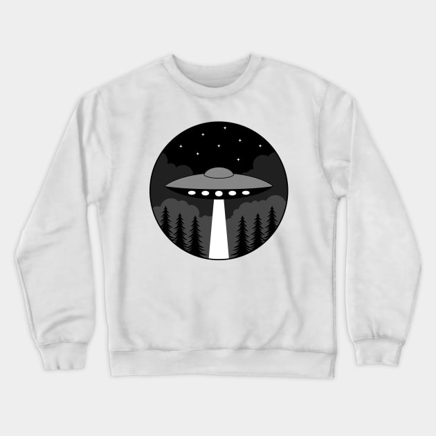 UFO Badge Crewneck Sweatshirt by JenniferSmith